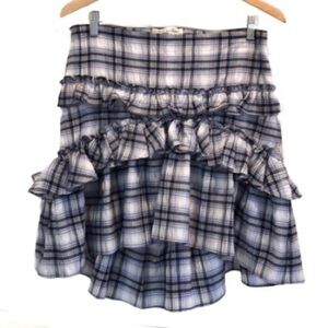 🌈 6/$60, NWT, Max Studio, Ruffled, Bge/Blu, Mini, 10